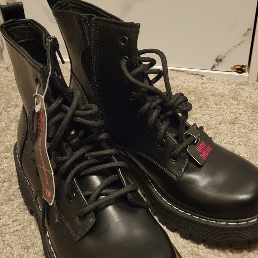 Black Combat Boots